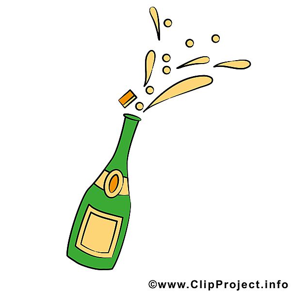 Clipart Sektflasche - KibrisPDR