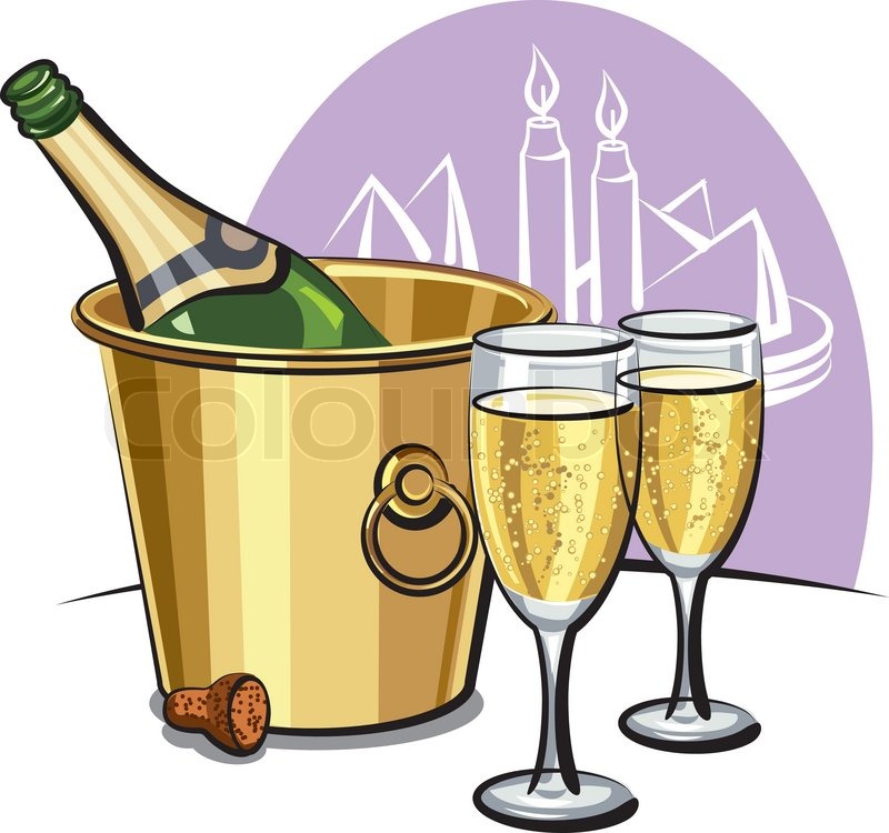 Detail Clipart Sektflasche Nomer 15