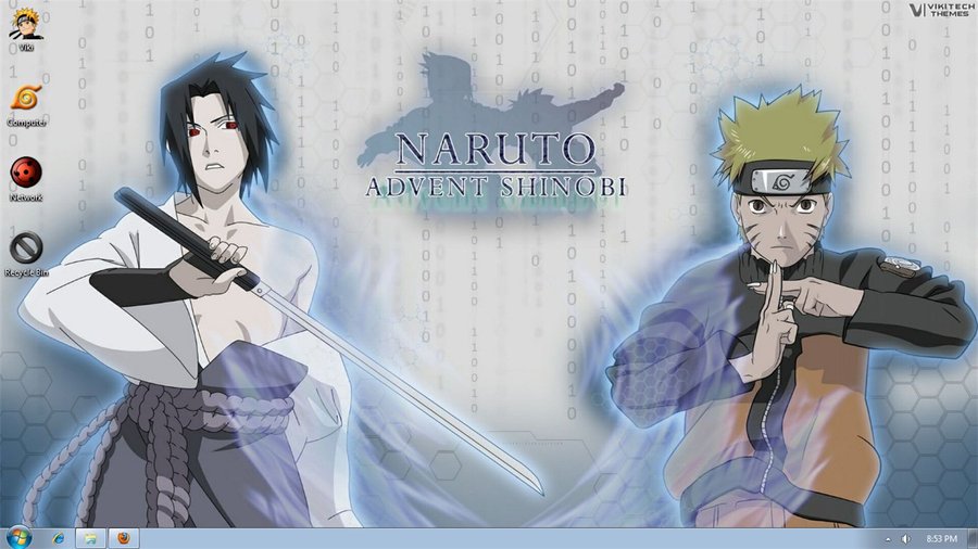 Detail Download Tema Laptop Windows 7 Naruto Nomer 17