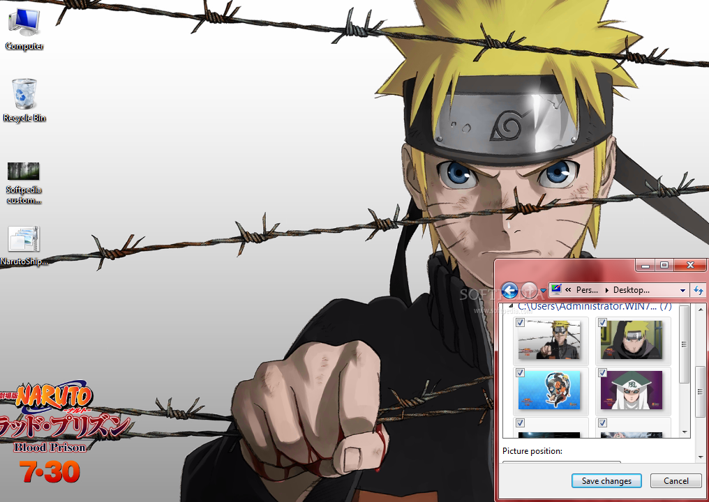 Detail Download Tema Laptop Windows 7 Naruto Nomer 26