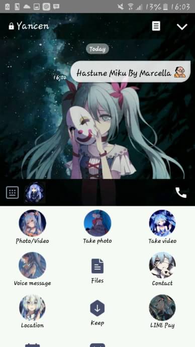 Detail Download Tema Line Hatsune Miku Nomer 2