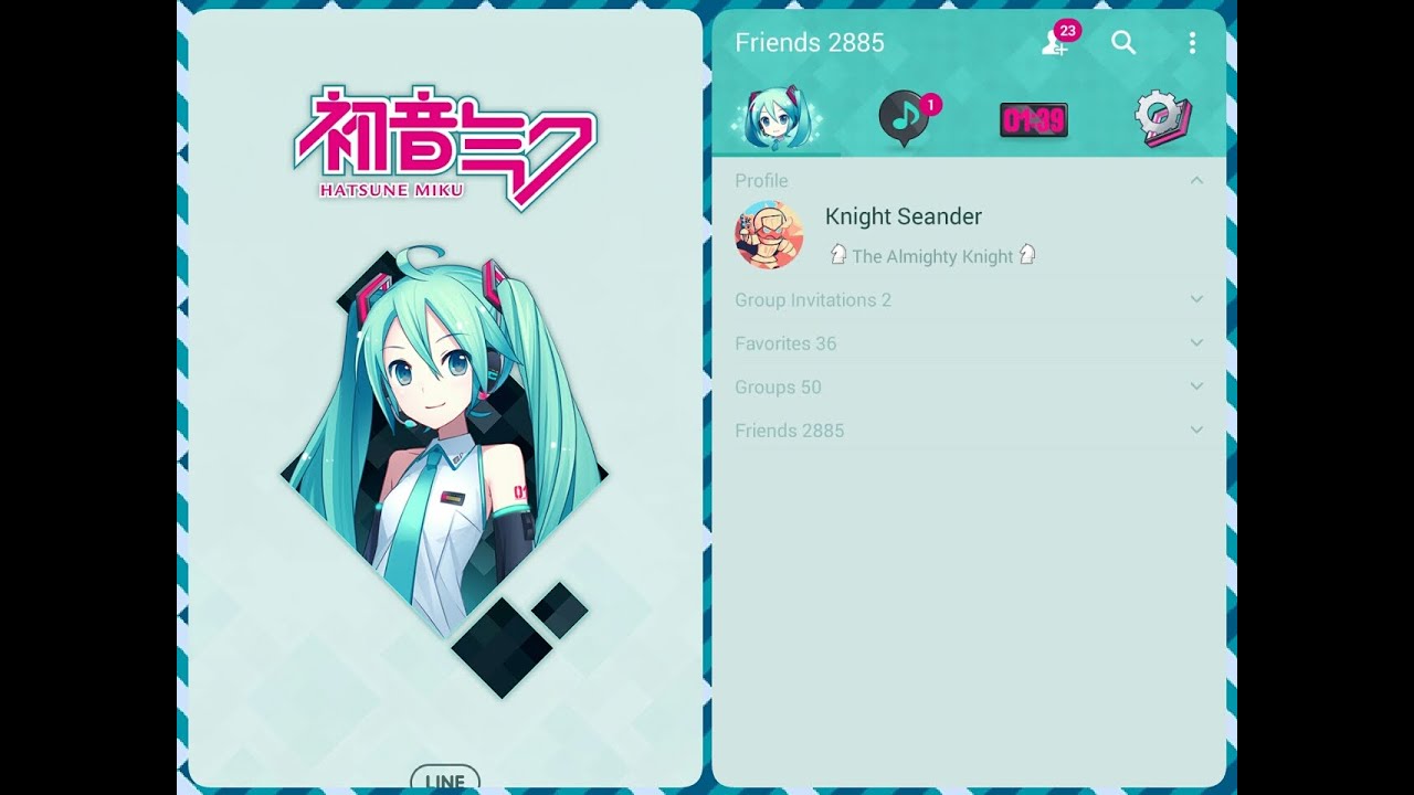 Detail Download Tema Line Hatsune Miku Nomer 4