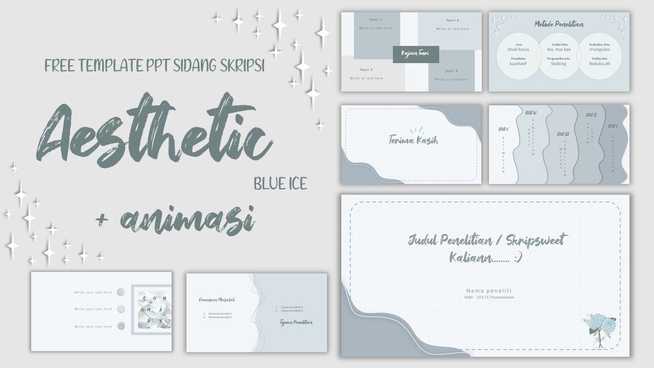 Detail Download Tema Powerpoint Aesthetic Nomer 22