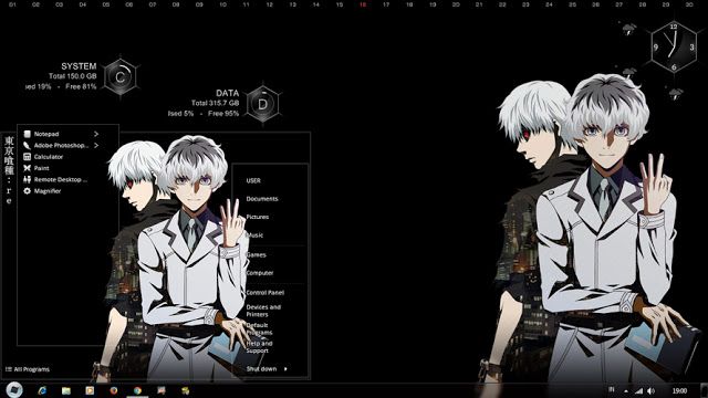 Detail Download Tema Tokyo Ghoul Windows 7 Nomer 3