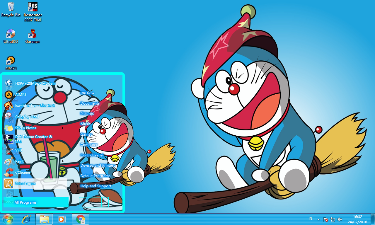 Detail Download Tema Windows 7 Doraemon Nomer 14