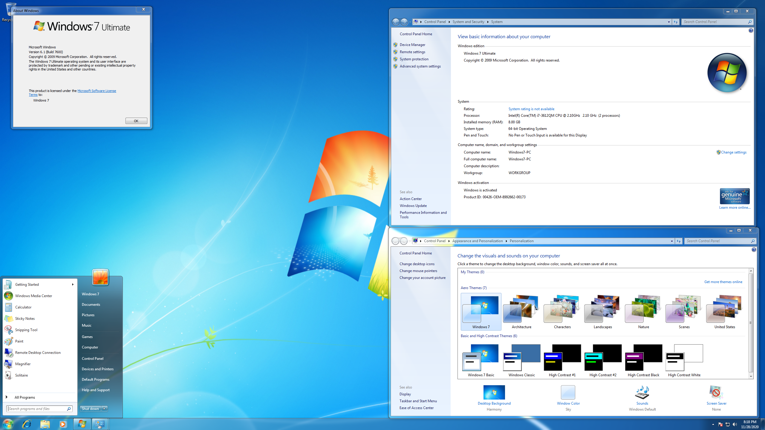 Detail Download Tema Windows 7 Ultimate Terbaru Nomer 33