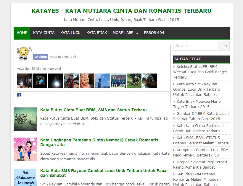 Detail Download Template Blog Islami Keren Nomer 35