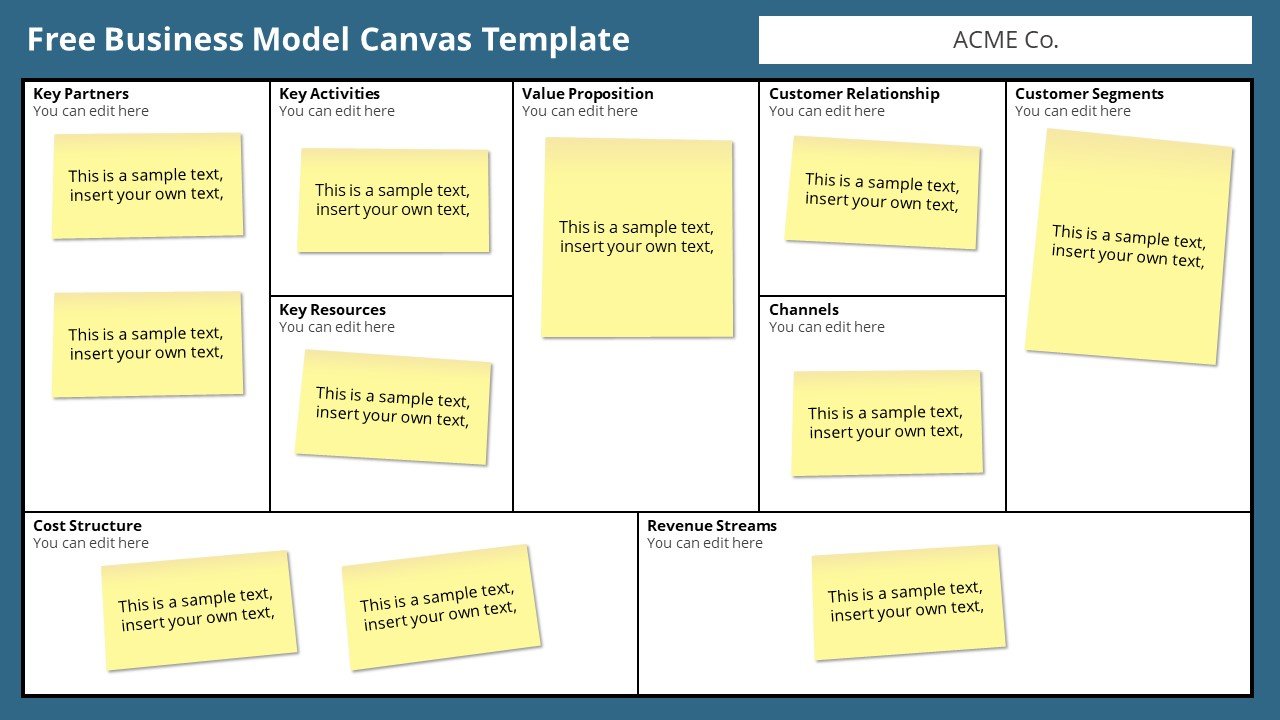 Detail Download Template Bmc Ppt Nomer 17