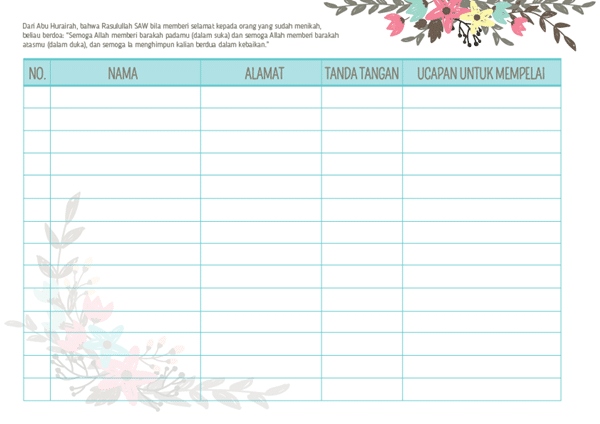 Download Template Buku Tamu Pernikahan 56 Koleksi Gambar Download Template Buku Tamu Pernikahan 56 Koleksi Gambar