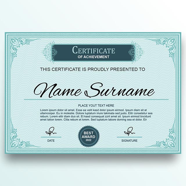 Detail Download Template Certificate Coreldraw Nomer 36