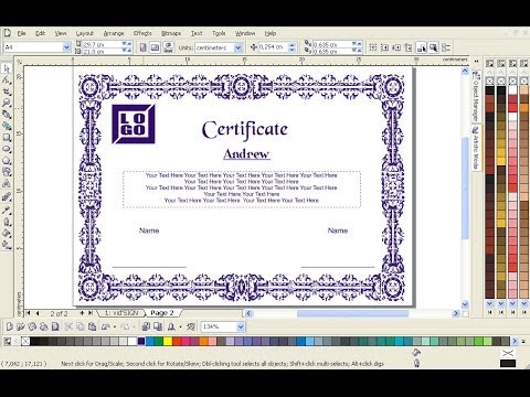 Detail Download Template Certificate Coreldraw Nomer 51