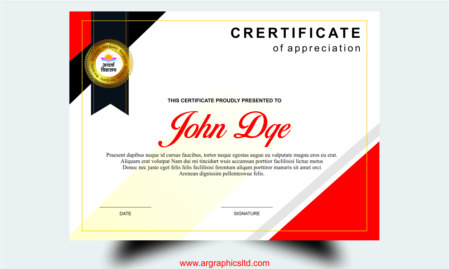 Detail Download Template Certificate Coreldraw Nomer 10