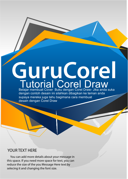 Detail Download Template Cover Buku Corel Draw Nomer 29