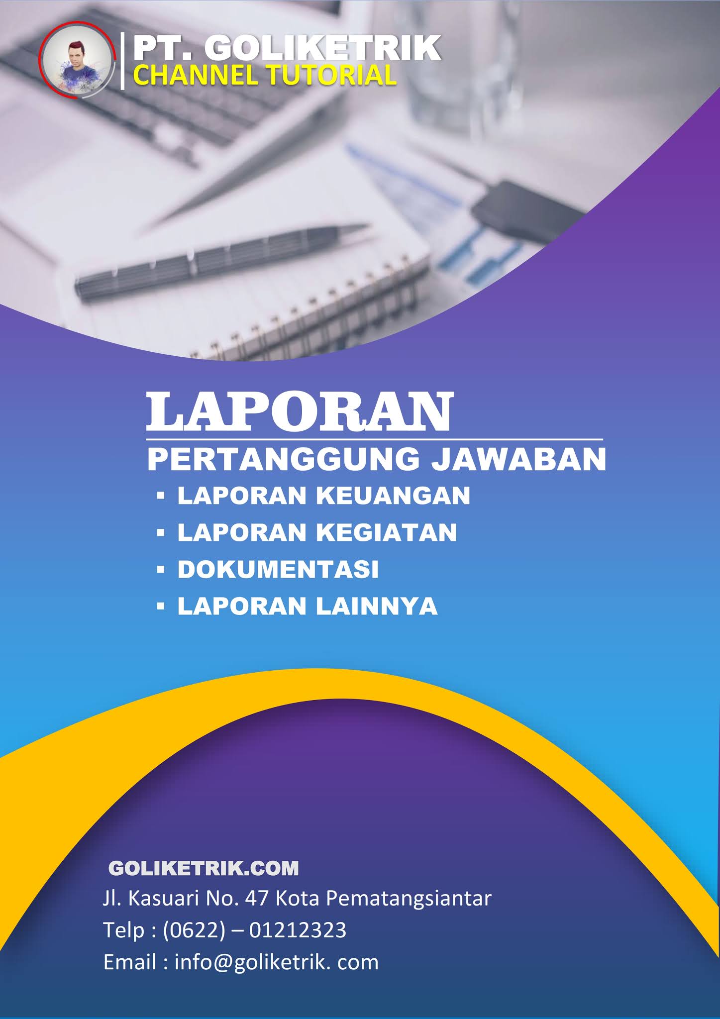 Detail Download Template Cover Laporan Word Gratis Nomer 47