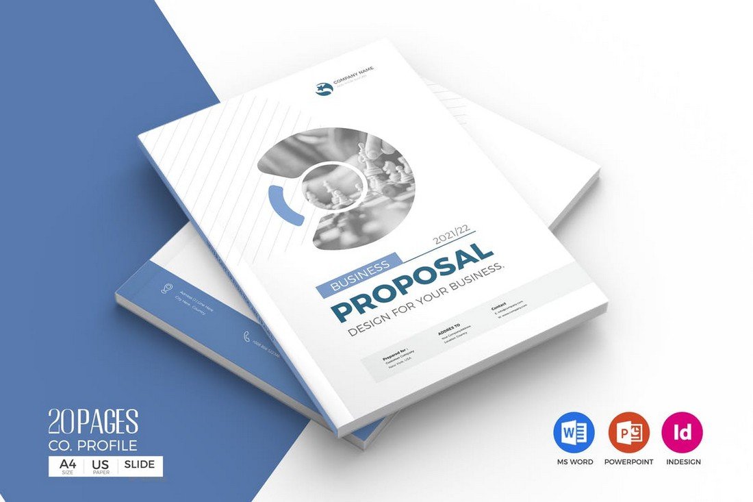 Detail Download Template Desain Proposal Word Nomer 12