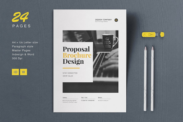 Detail Download Template Desain Proposal Word Nomer 29