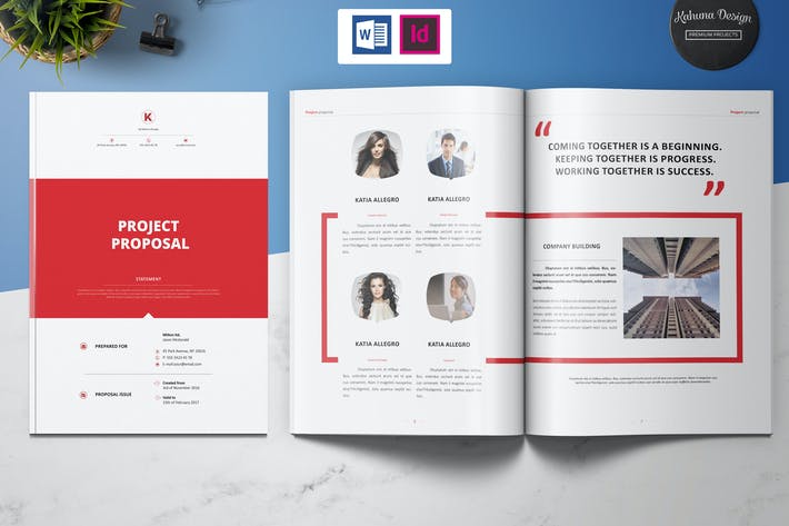 Detail Download Template Desain Proposal Word Nomer 37