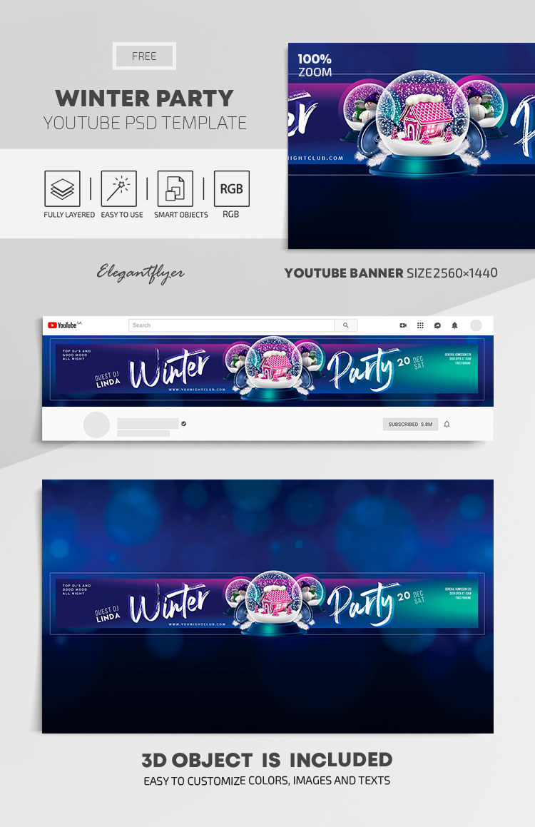 Detail Download Template Header Youtube Psd Nomer 31