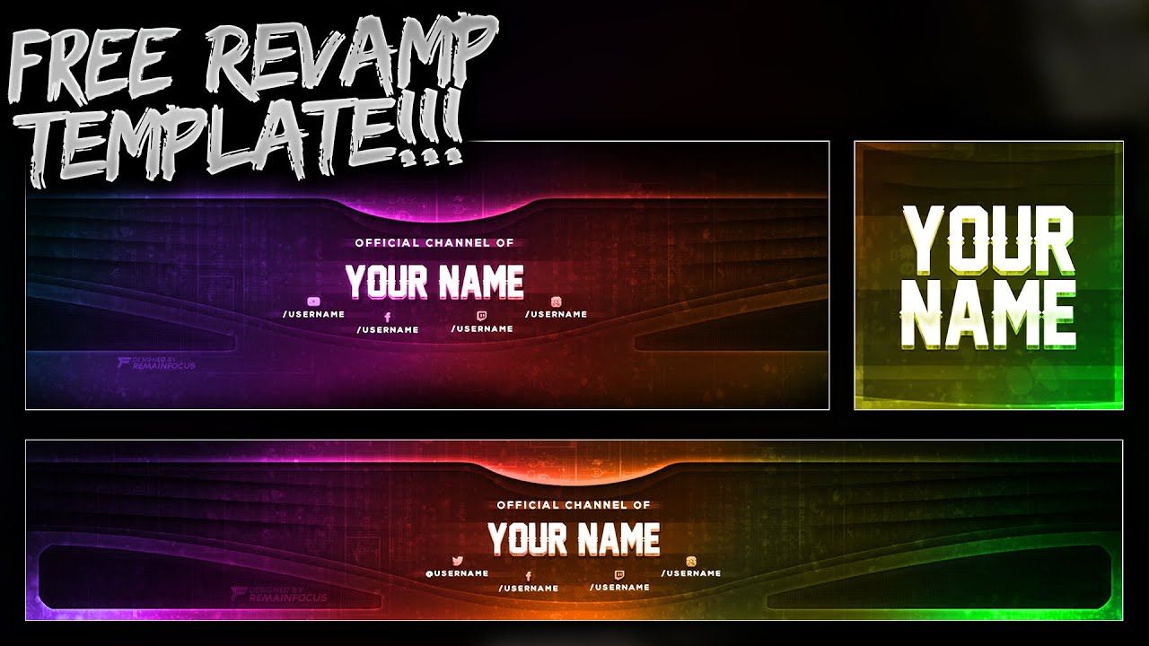 Detail Download Template Header Youtube Psd Nomer 8