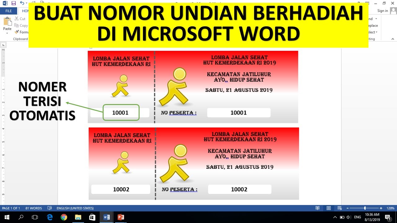 Detail Download Template Kupon Undian Nomer 18