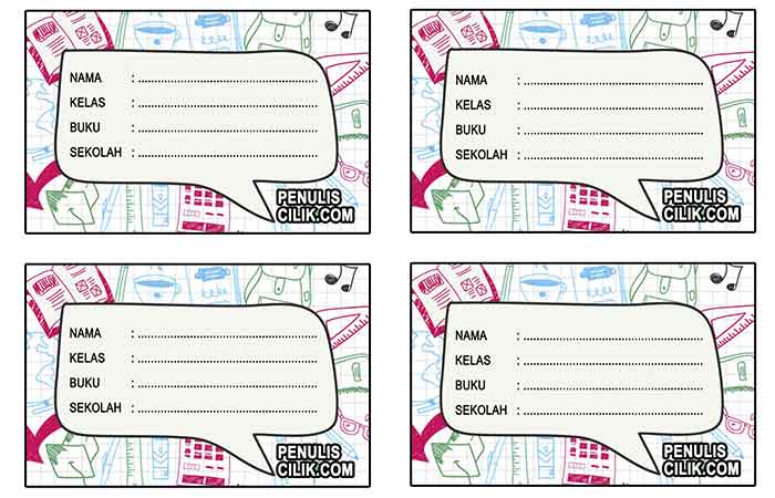 Download Template Label Nama Anak Download Zoom For Free IMAGESEE