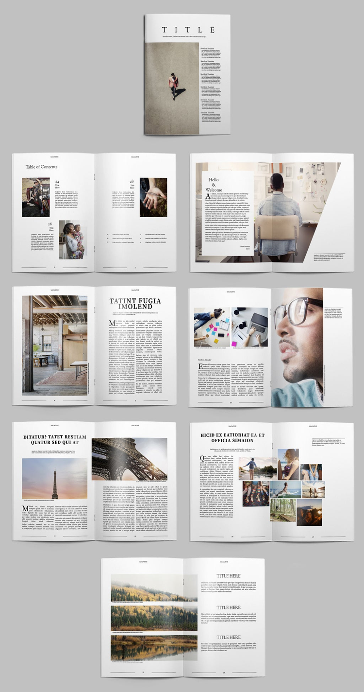 Detail Download Template Majalah Indesign Gratis Nomer 5