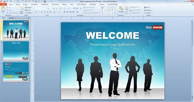 Detail Download Template Powerpoint 2010 Keren Nomer 47