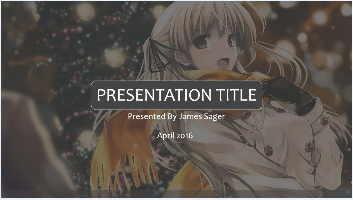 Detail Download Template Powerpoint Anime Nomer 29