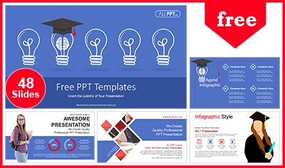 Detail Download Template Powerpoint Education Nomer 2