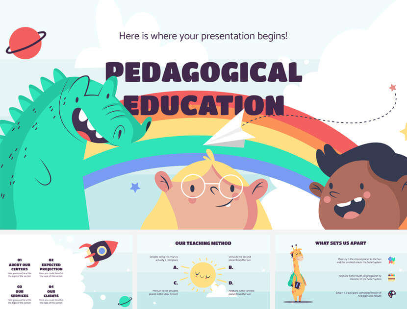 Detail Download Template Powerpoint Education Nomer 51