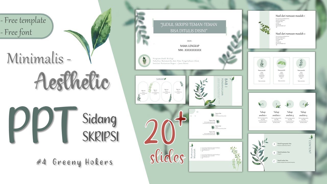 Detail Download Template Ppt Aesthetic Nomer 37
