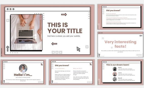Detail Download Template Ppt Aesthetic Nomer 44