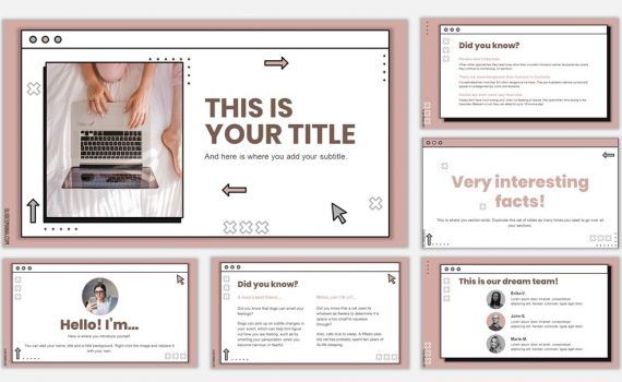 Detail Download Template Ppt Aesthetic Gratis Nomer 17