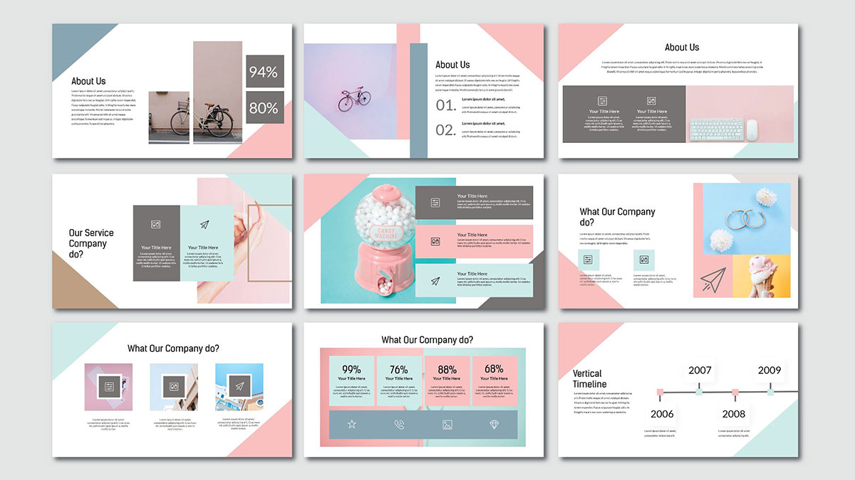 Detail Download Template Ppt Aesthetic Pastel Nomer 14