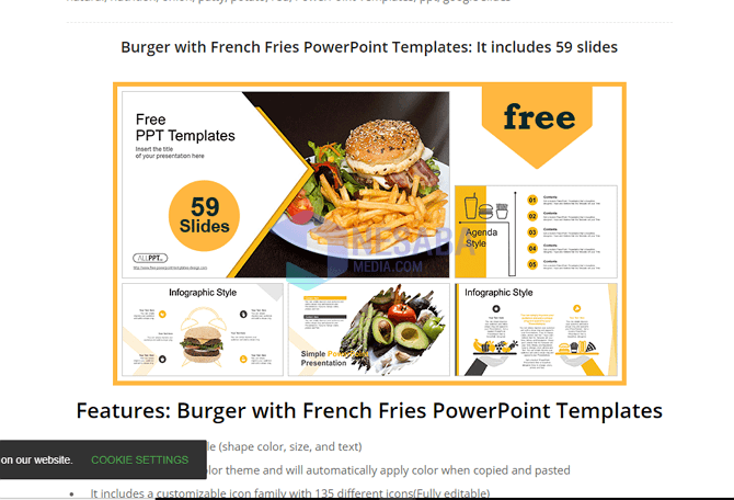 Detail Download Template Ppt Makanan Nomer 21