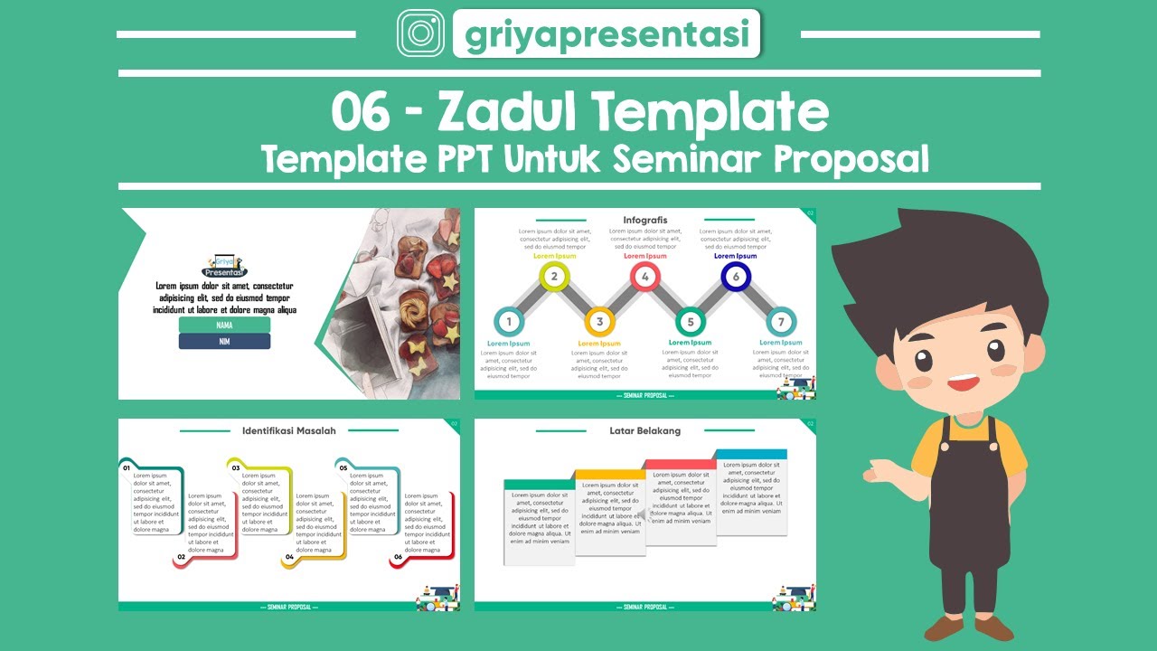 Detail Download Template Ppt Seminar Proposal Menarik Gratis Nomer 15