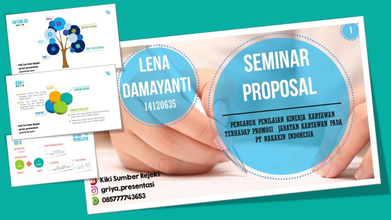 Detail Download Template Ppt Seminar Proposal Menarik Gratis Nomer 16