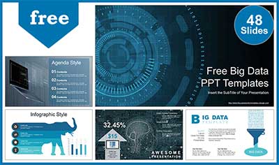 Detail Download Template Ppt Teknologi Free Nomer 19