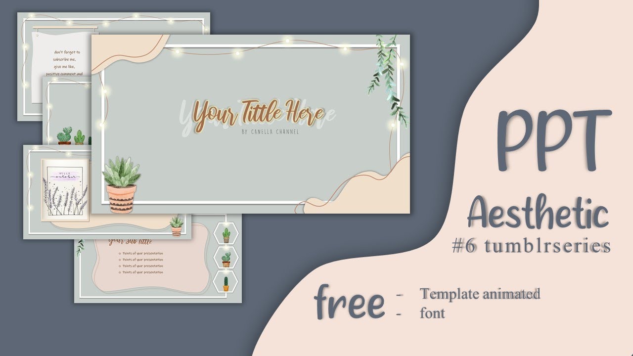 Detail download template ppt tumbuhan koleksi nomer 48