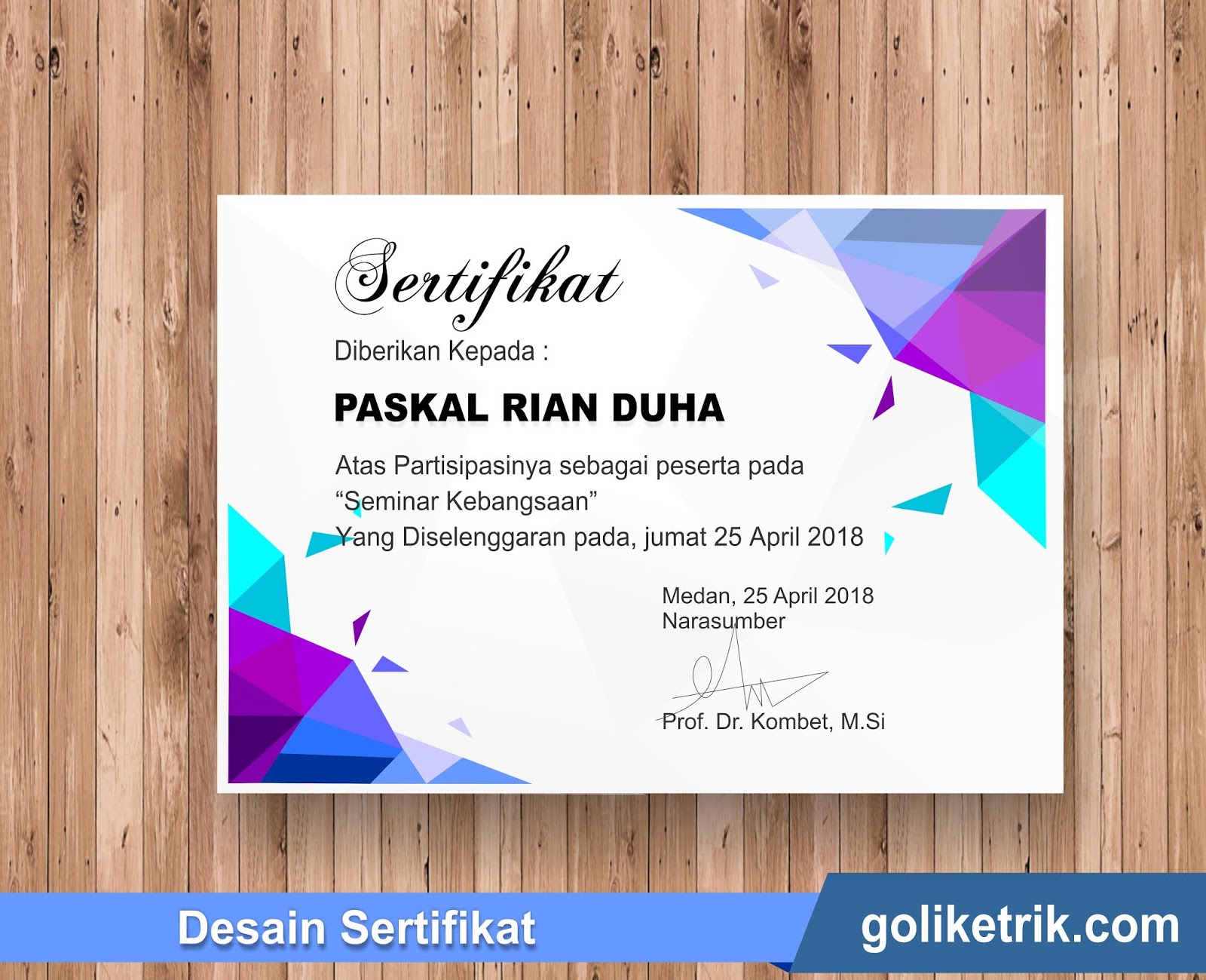 Detail Download Template Sertifikat Ppt Gratis Nomer 27