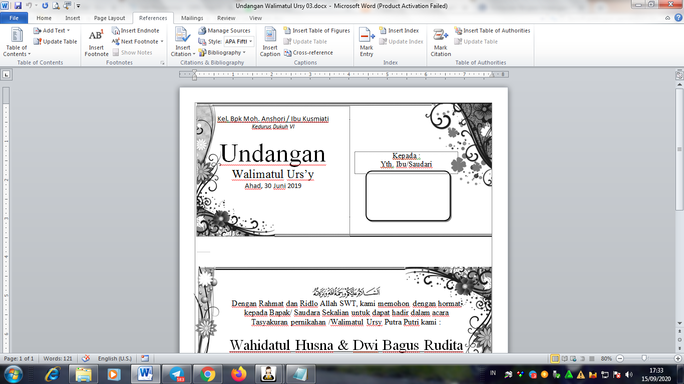 Download Template Undangan Gratis Format Ms Word - KibrisPDR