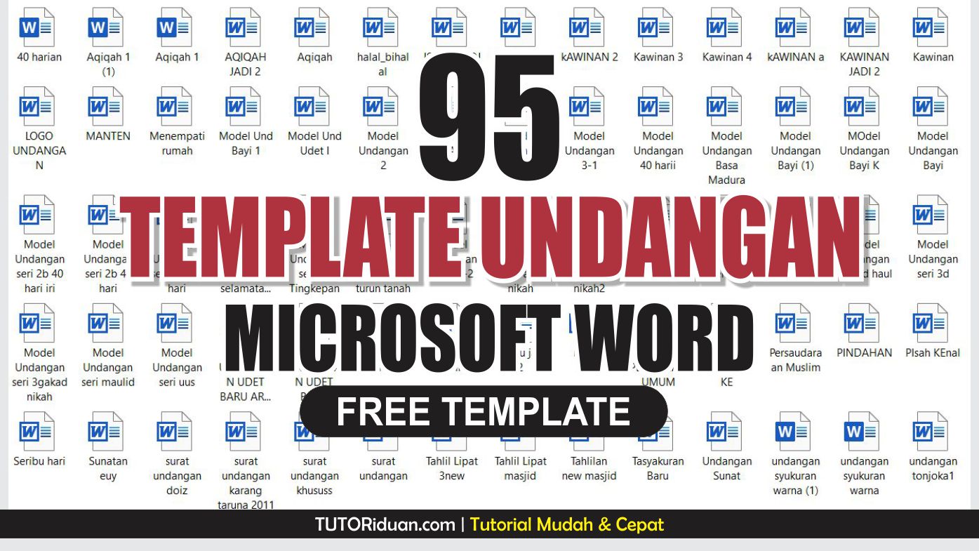 Detail Download Template Undangan Gratis Format Ms Word Nomer 48