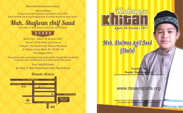 Detail Download Template Undangan Khitanan Nomer 7