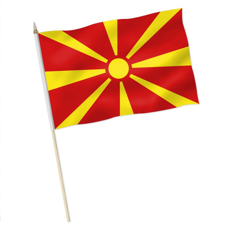 Detail Flagge Nordmazedonien Nomer 5