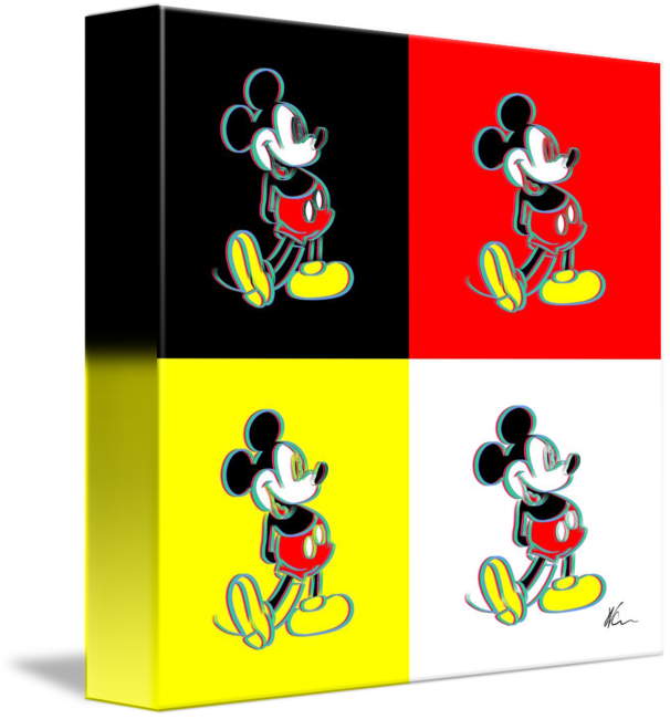 Detail Pop Art Bilder Mickey Mouse Nomer 3