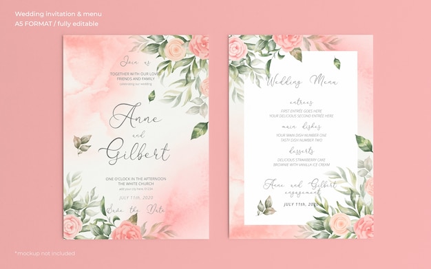 Detail Download Template Wedding Gratis Format Psd Nomer 28