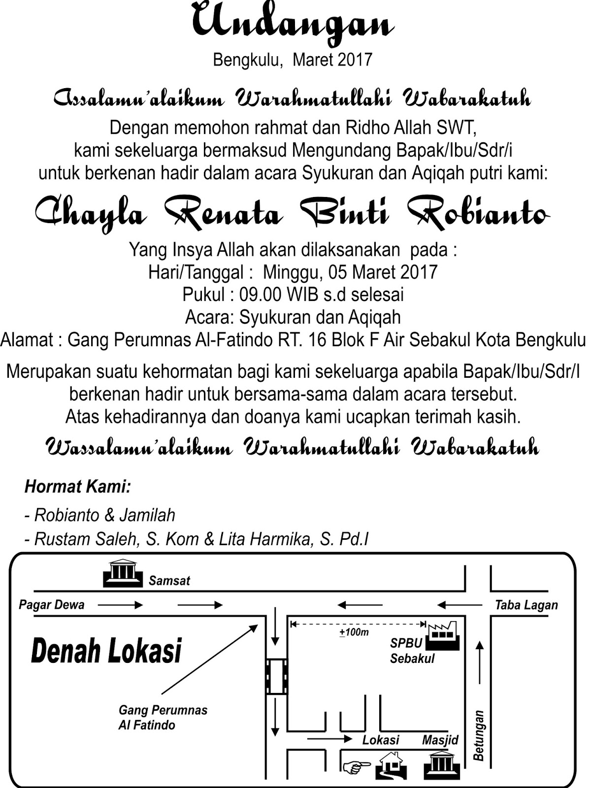 Detail Download Undangan Aqiqah Unik Doc Nomer 53