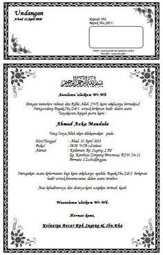 Detail Download Undangan Aqiqah Word Nomer 16