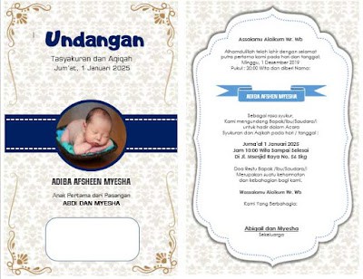 Detail Download Undangan Aqiqah Word Nomer 56