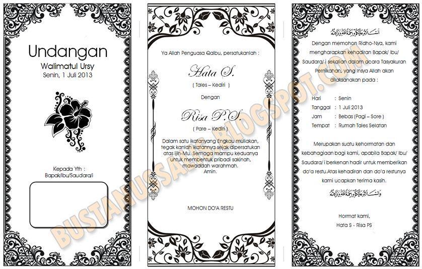 Detail Download Undangan Kotak Nasi Pernikahan Doc Nomer 53